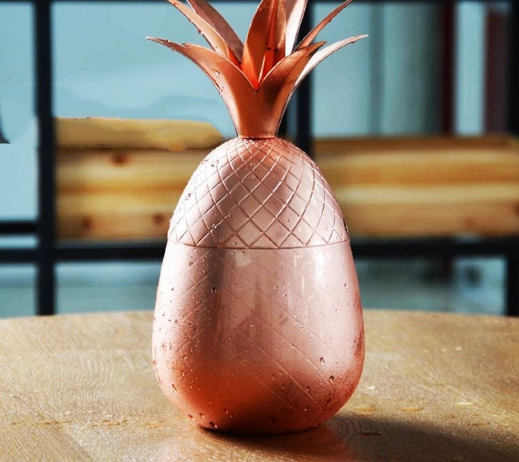 Pineapple Stainless Steel Cocktail Glass