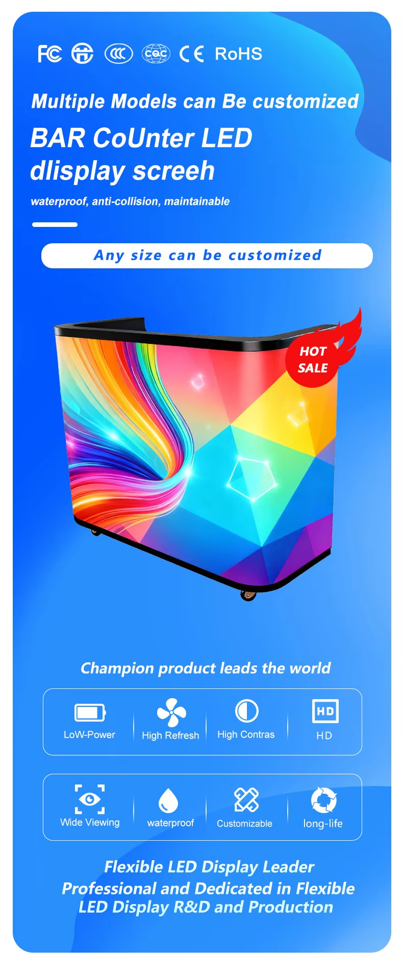 Fine-Pitch LED Display Module for Front Desk & DJ Booth Builds