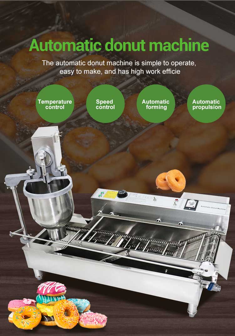 Commercial Automatic Donut Making Machine — High-Capacity Fryer