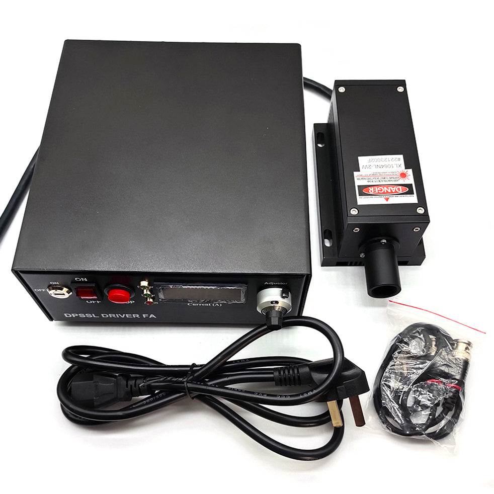 589 nm 500 mW Yellow DPSS Laser Module — TTL/Analog Modulation