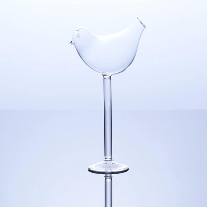 Sparrow Bird Cocktail Glass