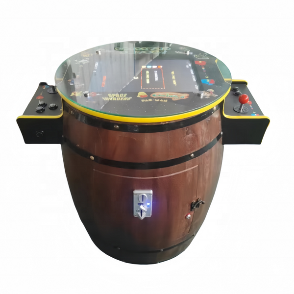 Retro Cocktail Table Arcade Machine — 2-Player, 60-in-1, Coin-Operated