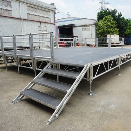 Portable Aluminum Stage Platform — Modular Concert & Event Staging, load capacity 750kg/sqm