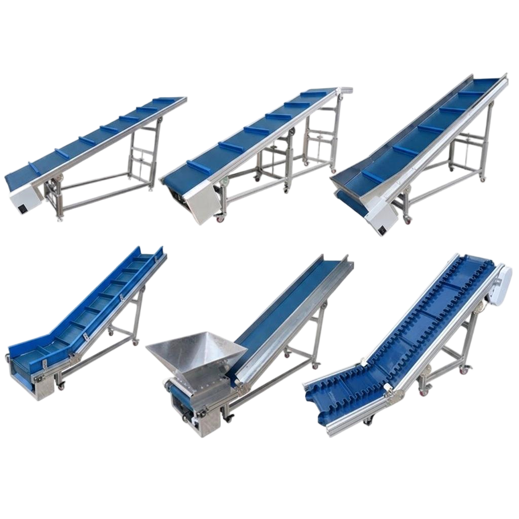 Food-Grade Stainless Steel Belt Conveyor — PU Belt Processing Line