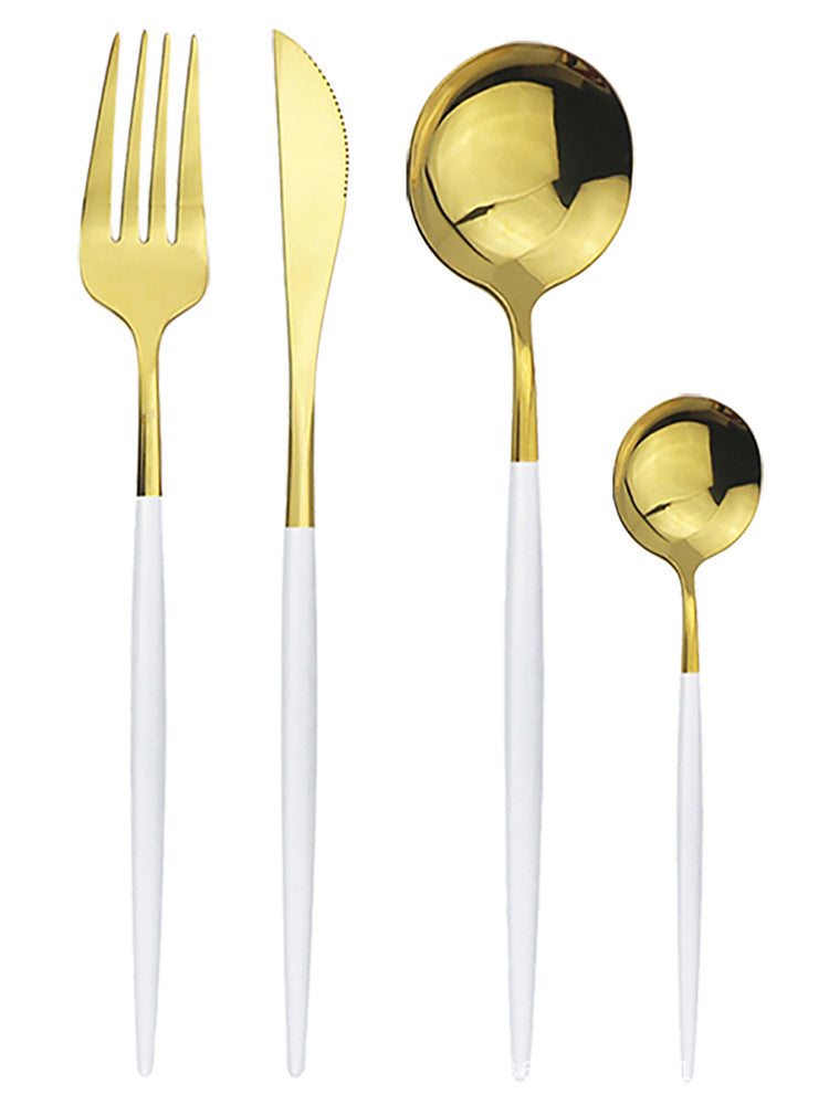 Stainless Steel Cutlery Set - 24 Pieces