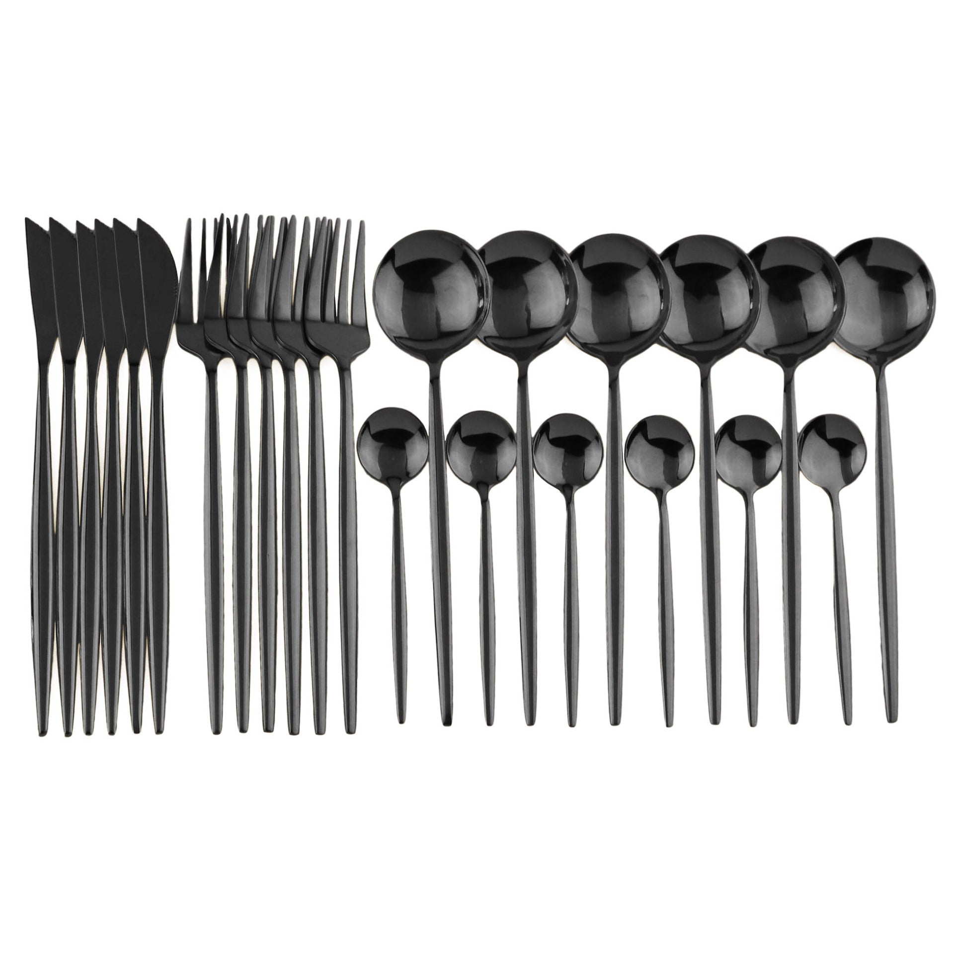 Stainless Steel Cutlery Set - 24 Pieces
