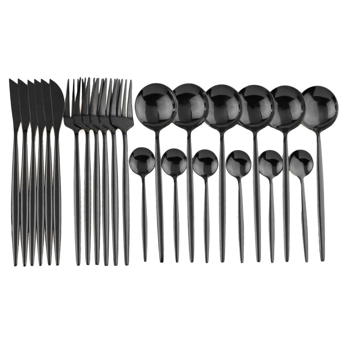24-Piece Stainless Steel Cutlery Set
