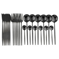 24-Piece Stainless Steel Cutlery Set image preview