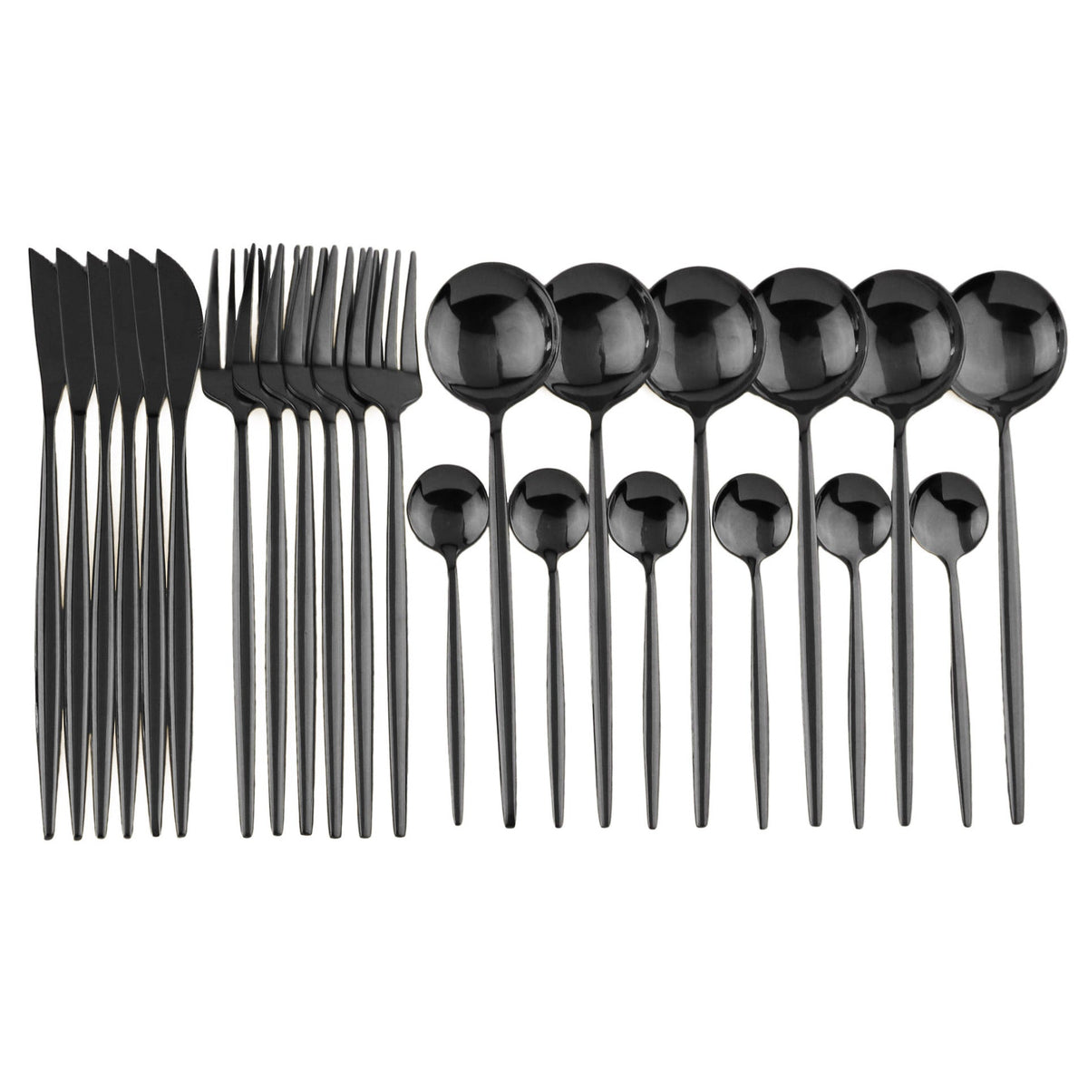 24-Piece Stainless Steel Cutlery Set
