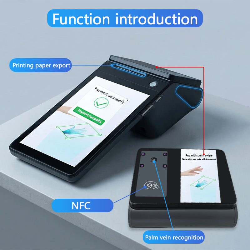 All-in-One Handheld POS Terminal with Palm Vein Payment