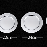 Metal Charger Plate — Stainless Steel Underplate image preview