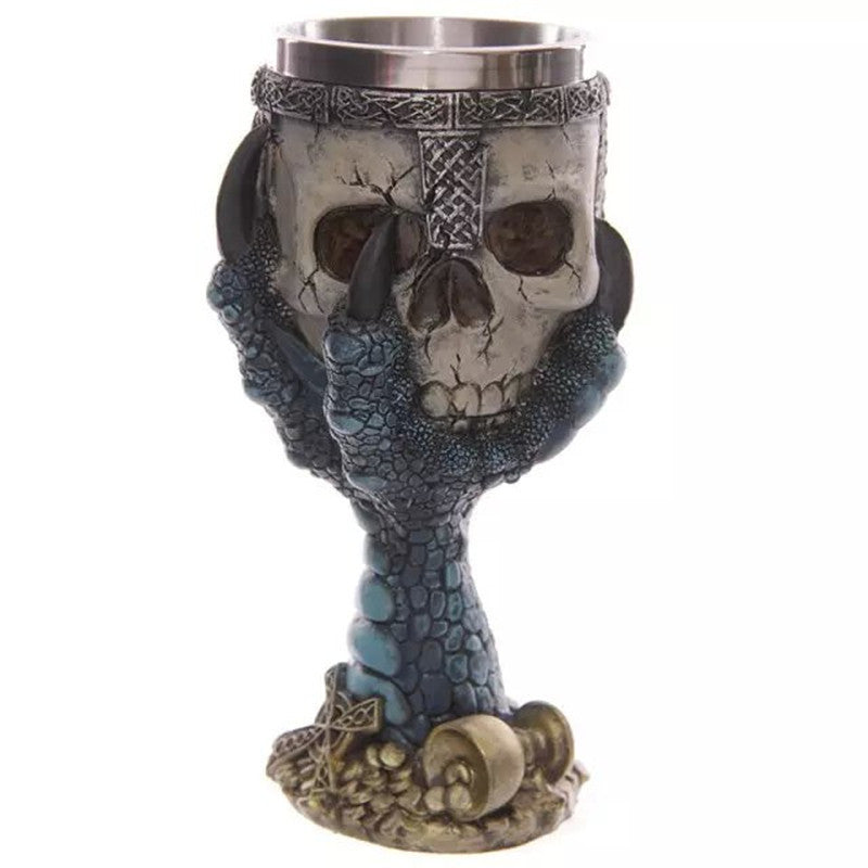 D&D Skull Goblet with Stainless Steel Lining