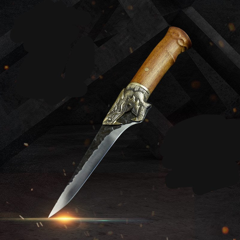 Fury of the Snapping Turtle 57-Layer Damascus Chef Knife