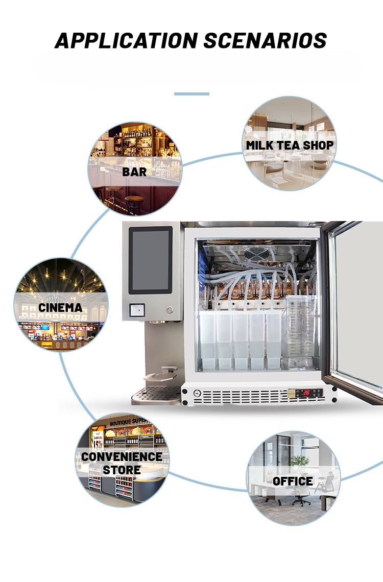 Automatic Commercial Bubble Tea Machine — All-in-One Boba Maker
