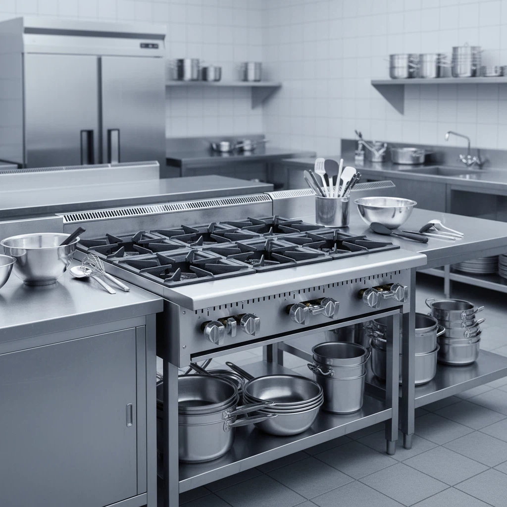 Commercial Gas Cooking Range