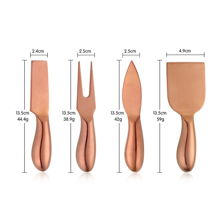 Stainless Steel Dessert Cutlery Set — 4-Piece