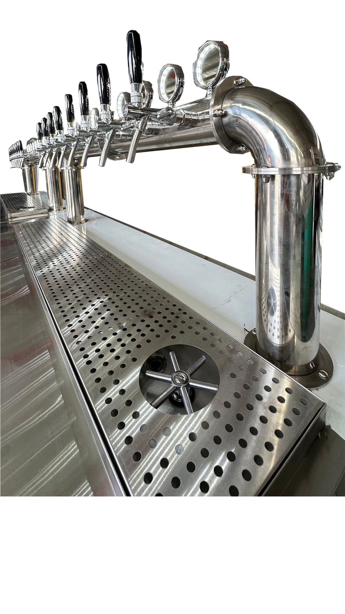 Commercial Draft Beer Dispenser — Stainless Steel Bar Station