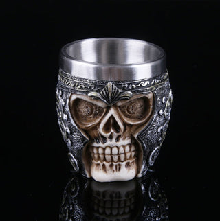 Skeleton Head Stainless Steel Shot Glass