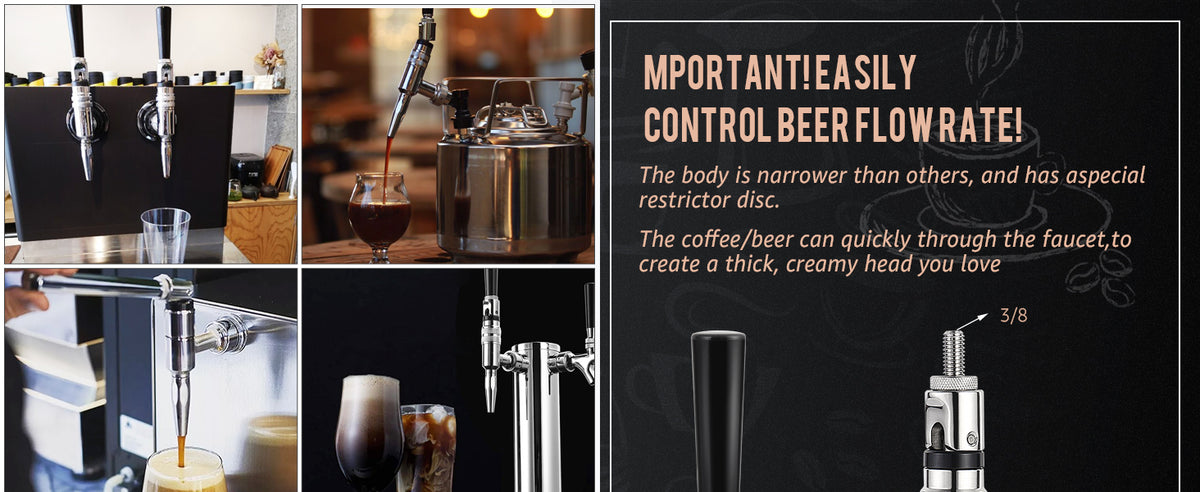 Nitro Stout Beer Faucet