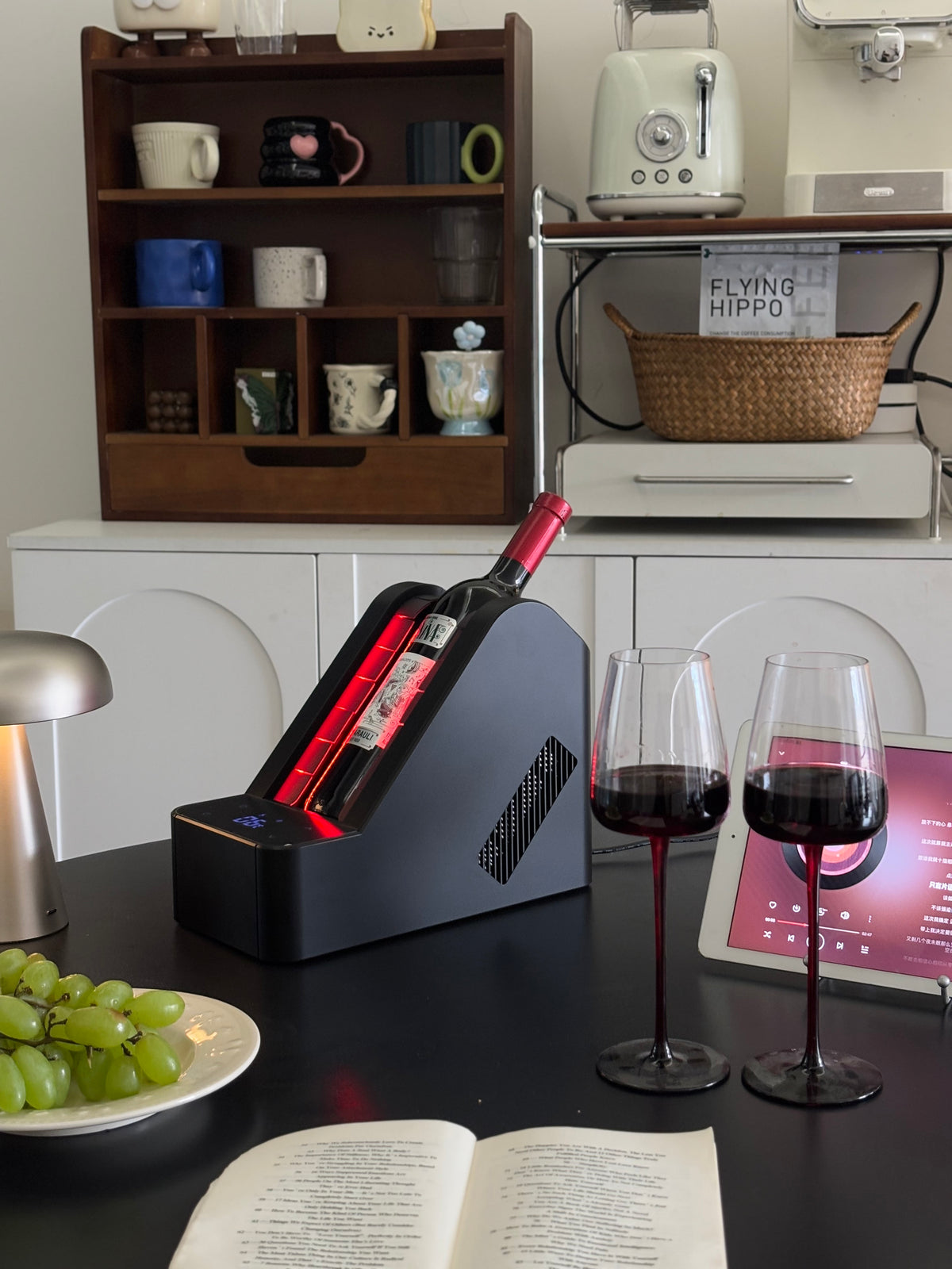 Single-Bottle Wine Cooler — Battery Peltier Chiller