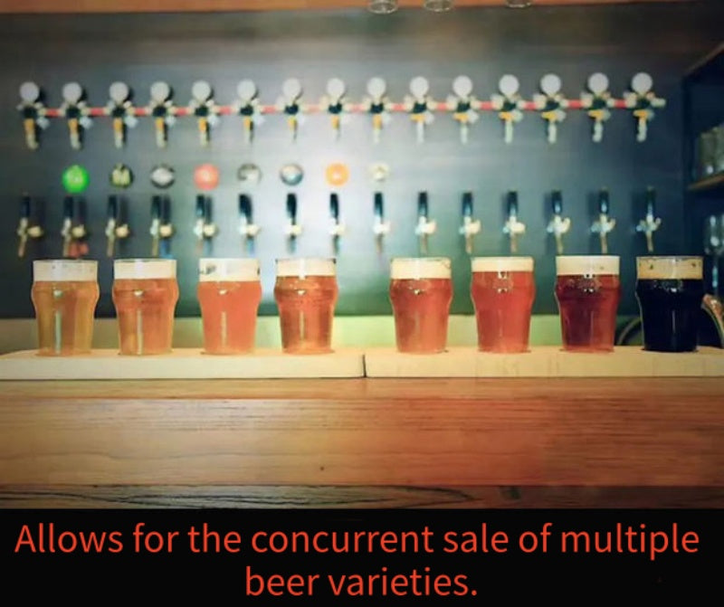 Commercial All-in-One Craft Beer Wall Dispenser — Integrated Tap & Cooling