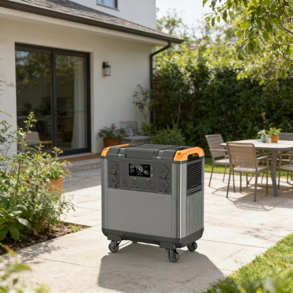 Portable Solar Power Station — 3000W, 5376Wh LiFePO4