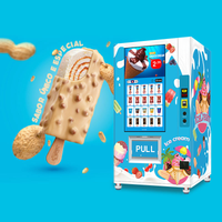 Commercial Frozen Food & Ice Cream Vending Machine — 49" Touchscreen — превью изображения