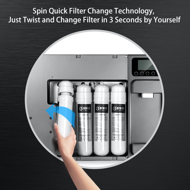 Smart Ultrafiltration Water Purifier & Instant Hot Dispenser — UV Sterilization