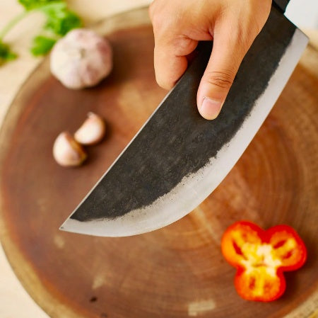 Hand-Forged Carbon Steel Boning Machete