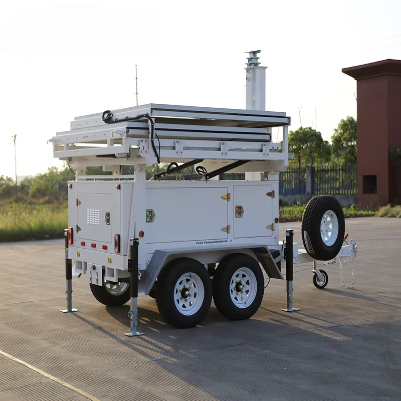 Mobile Solar Lighting Tower — Trailer-Mounted Off-Grid Power Station