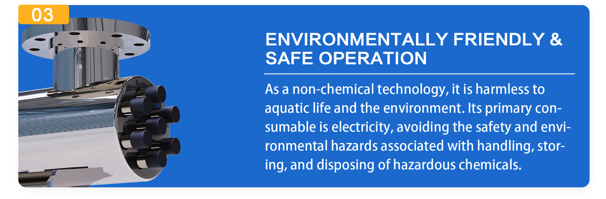 Industrial UV Water Disinfection System — Stainless Steel, Auto-Clean