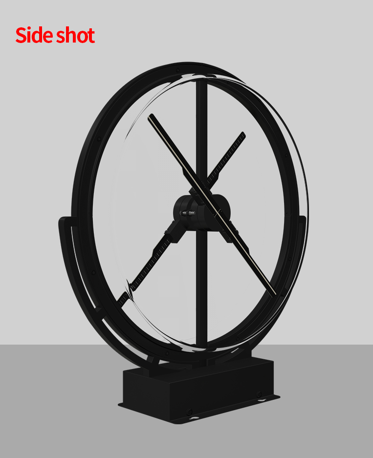 WiFi Holographic LED Fan Display — 42 cm Wall-Mounted, Weatherproof