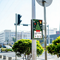 Solar-Powered LED Light Box — Outdoor Illuminated Sign image preview