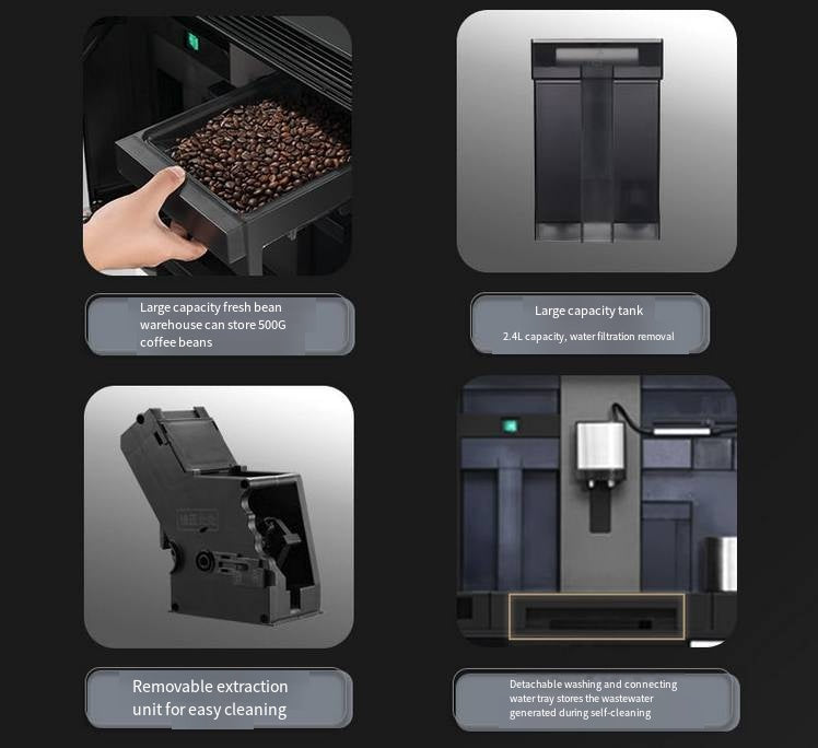 Built-In Automatic Espresso Machine — Touchscreen, 19-Bar
