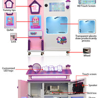 Automatic Cotton Candy Vending Machine — Touchscreen, Self-Serve image preview