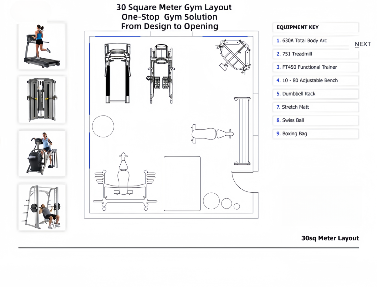 Commercial Gym Equipment Package — Strength & Cardio Fit-Out