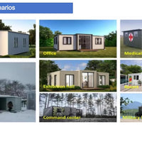 Vista previa de la imagen de Expandable Container House — Flat-Pack Modular Cabin
