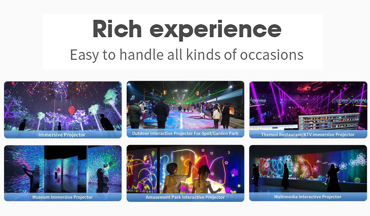 Interactive Indoor and Outdoor Laser Floor & Wall Projector