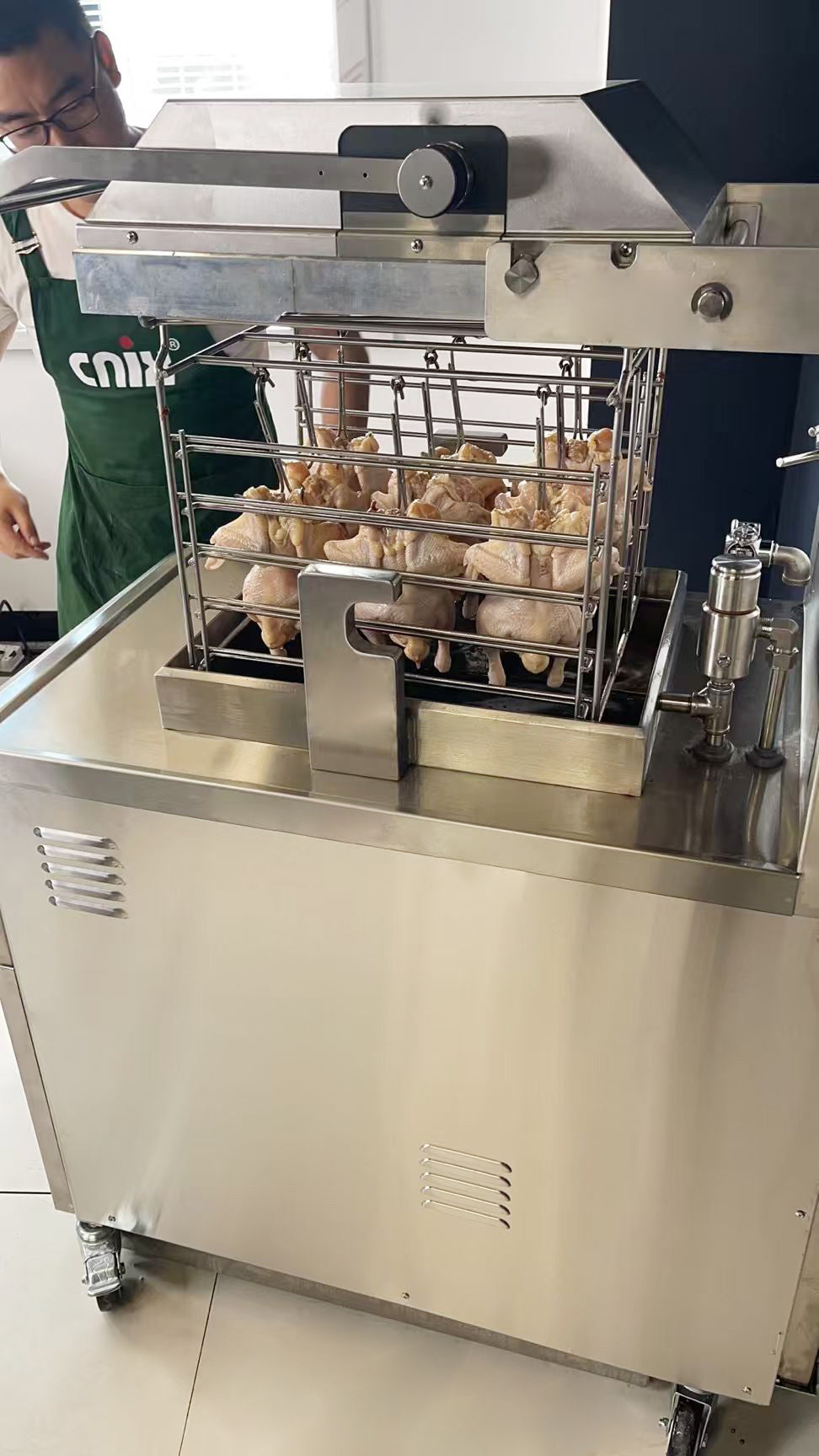 Commercial Electric Pressure Chicken Fryer — 55 L