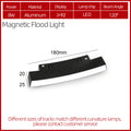 Black Arc shaped floodlight -8W