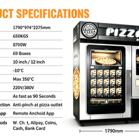 Commercial Pizza Vending Machine — 90-Second Bake, Outdoor 24/7 image preview
