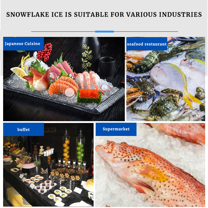Commercial Automatic Cube Ice Maker — Air-Cooled, 80-120 kg/Day