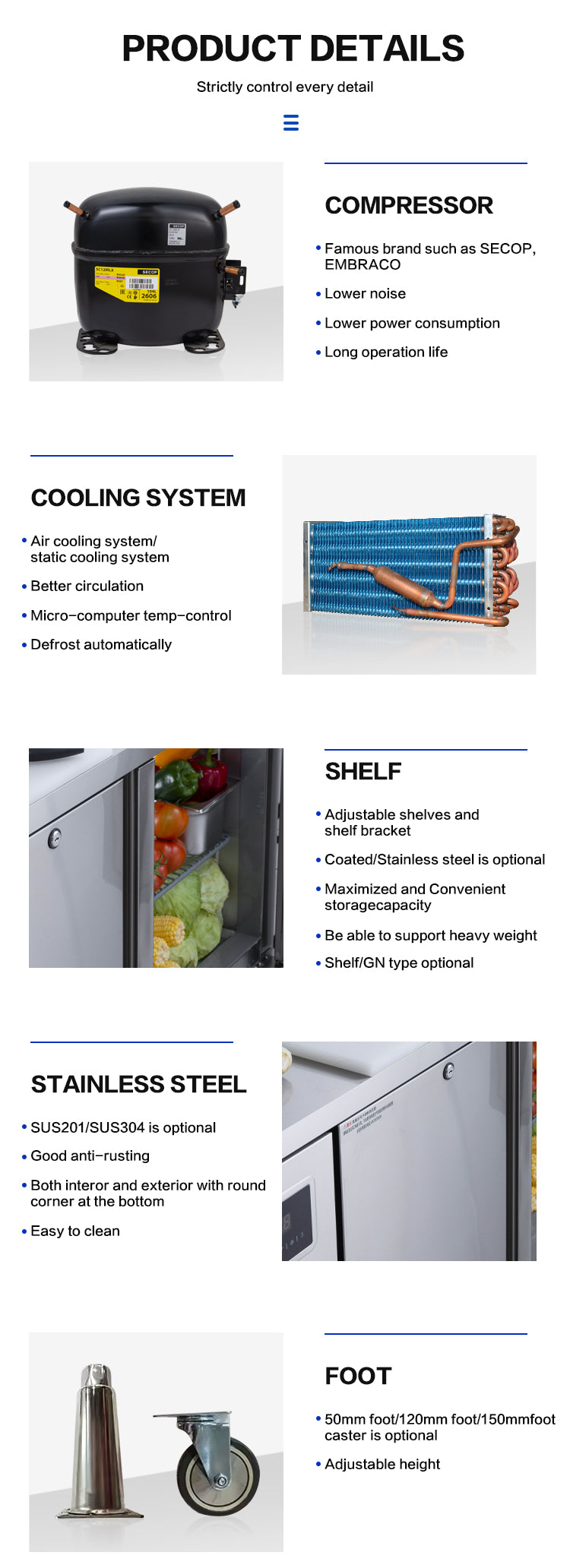 Commercial Undercounter Drawer Refrigerator — GN Chiller