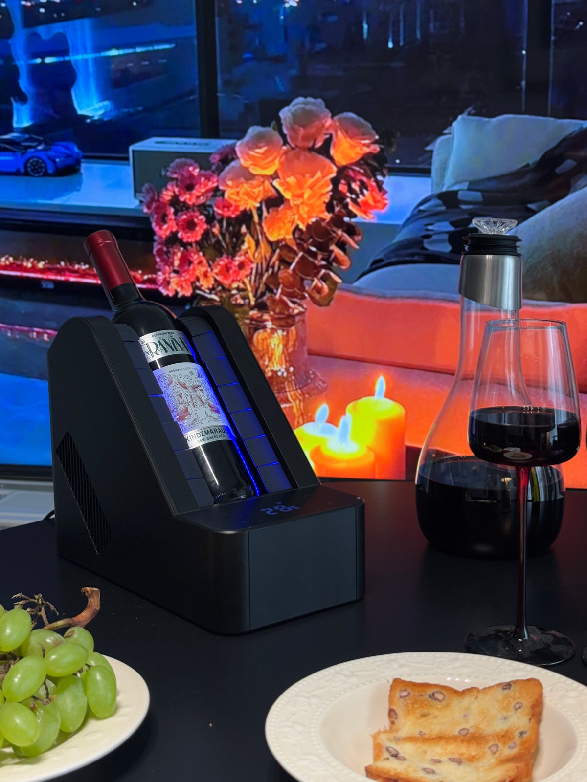 Single-Bottle Wine Cooler — Battery Peltier Chiller