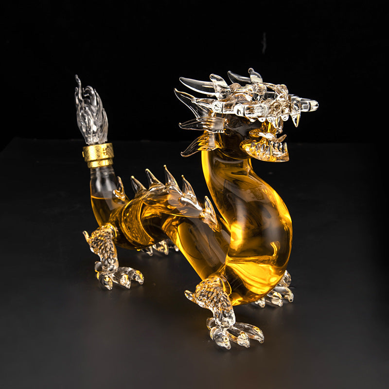 Handcrafted Dragon Whiskey Decanter