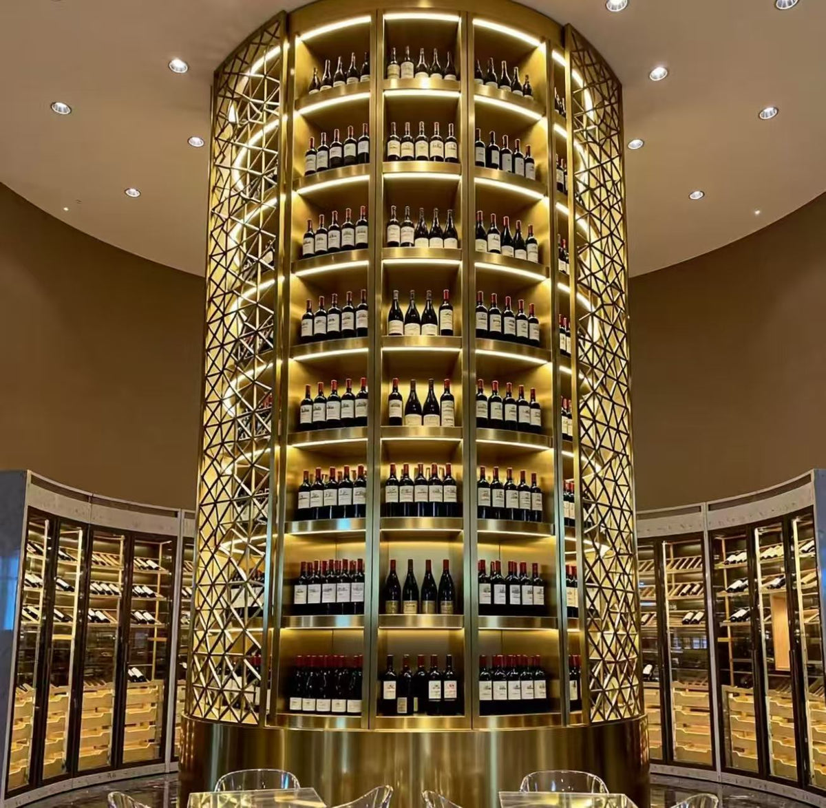 Commercial Wine Cellar Cabinet — Constant-Temperature Compressor