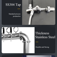 Commercial Draft Beer Dispenser — Air-Cooled Kegerator with Tap image preview