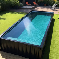 Prefab Above-Ground Fiberglass Swimming Pool — Container Series — превью изображения