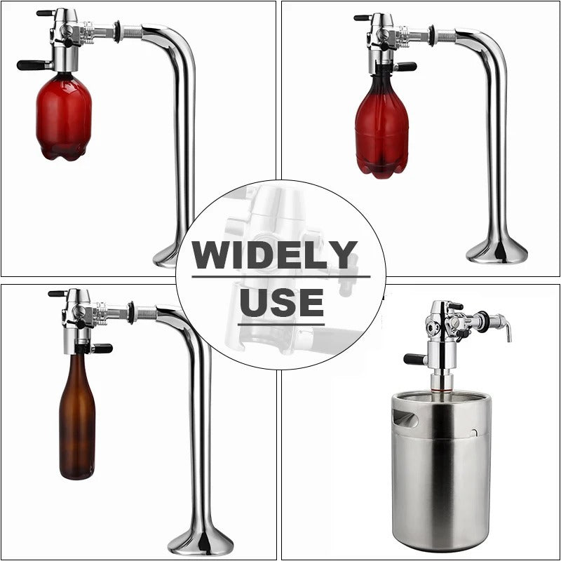 Manual Beer Bottle Filler with Defoamer