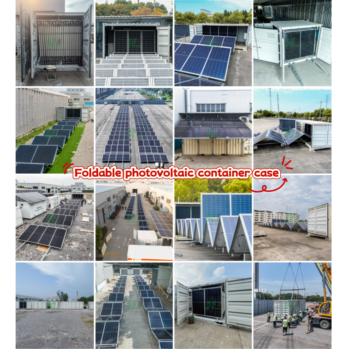 Mobile Solar Power Station — Foldable Off-Grid Storage Container